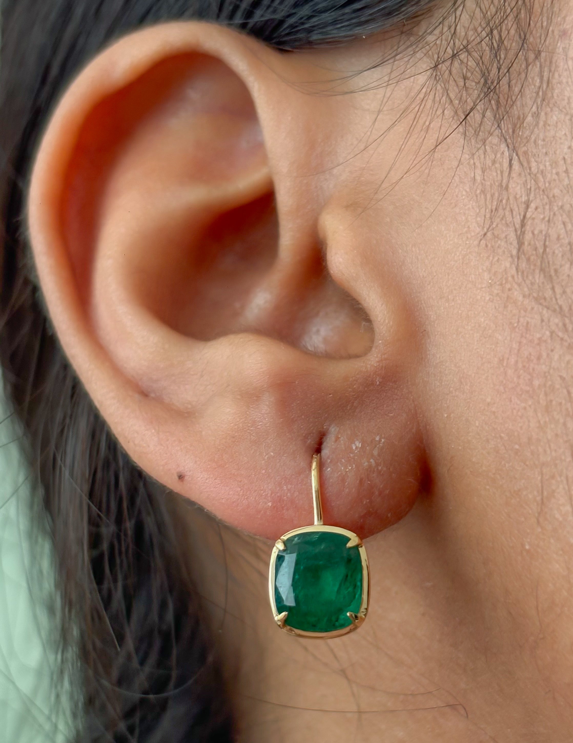 JPERG-4764/13558 Emerald Earring | 18K