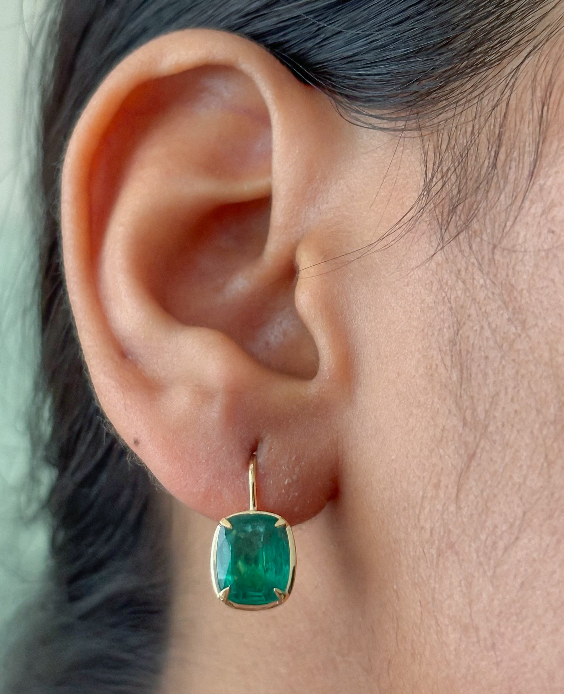 JPERG-4765/13559 Emerald Earring | 18K