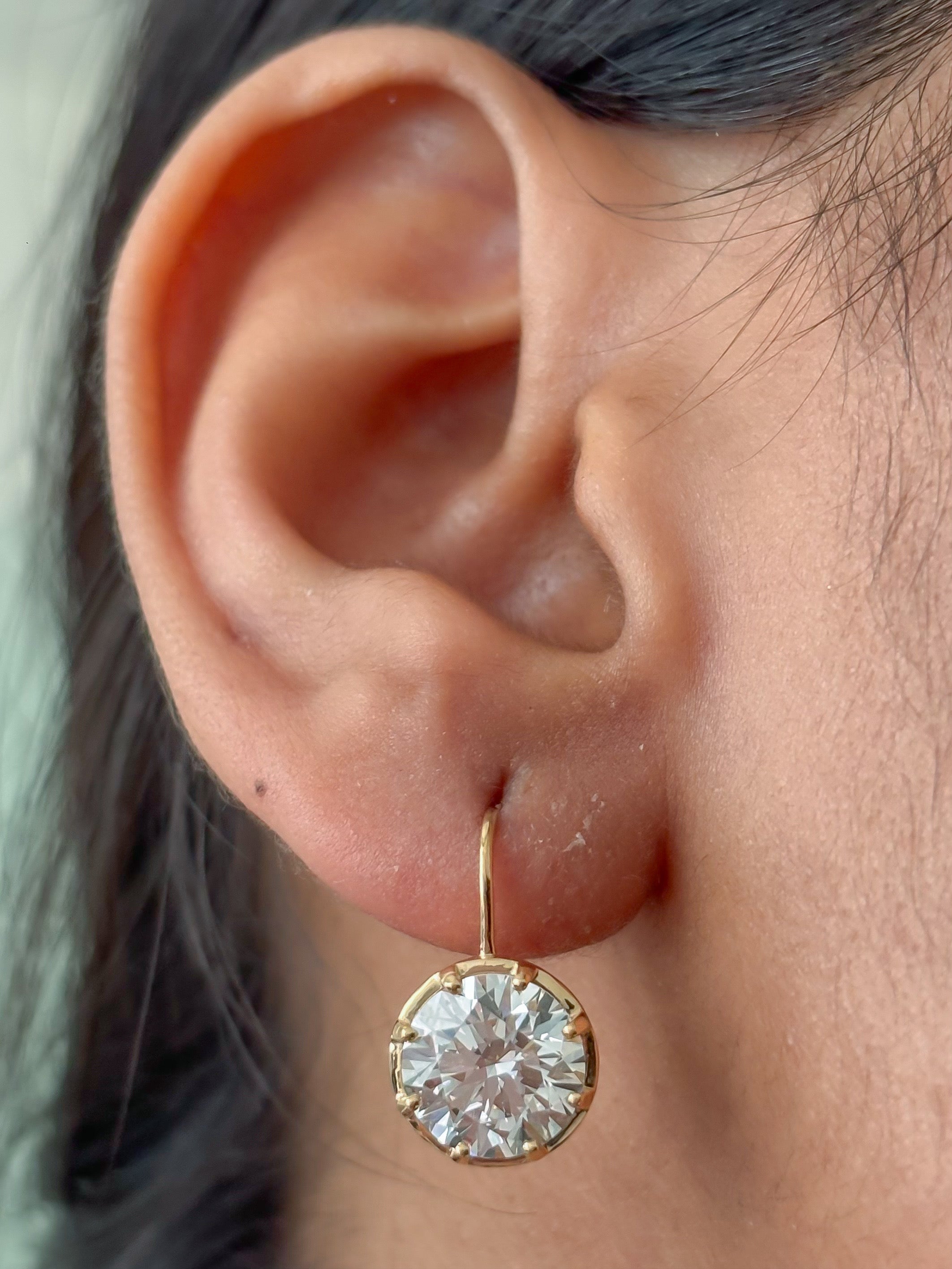 JPERG-4766/13560 Lab Grown Diamond Earring | 18K