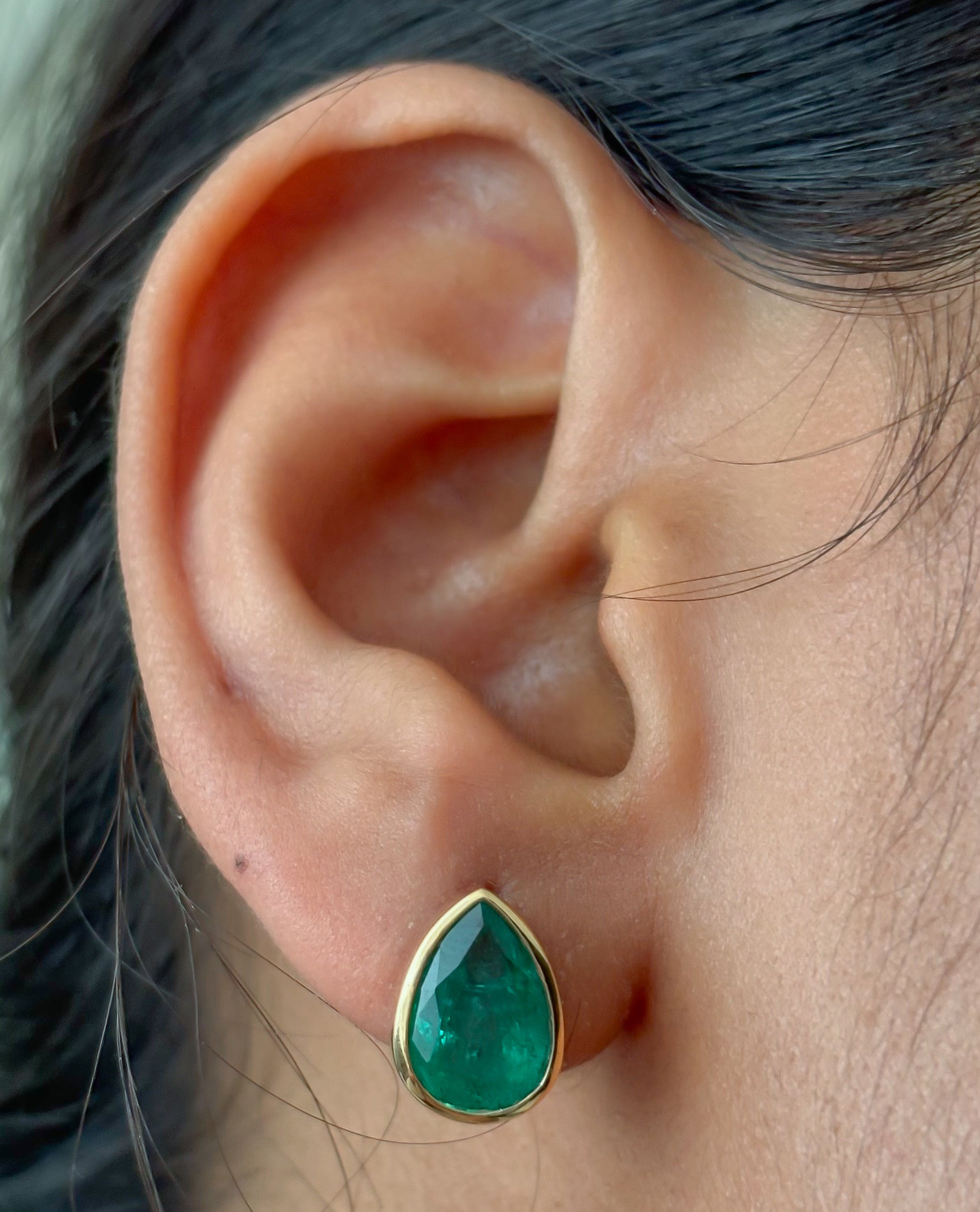 JPERG-4769/13563 Emerald Earring | 18K