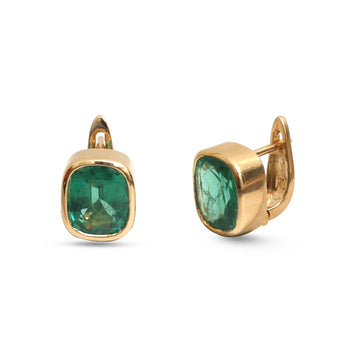 JPERG-4770/13564 Emerald Earring | 18K
