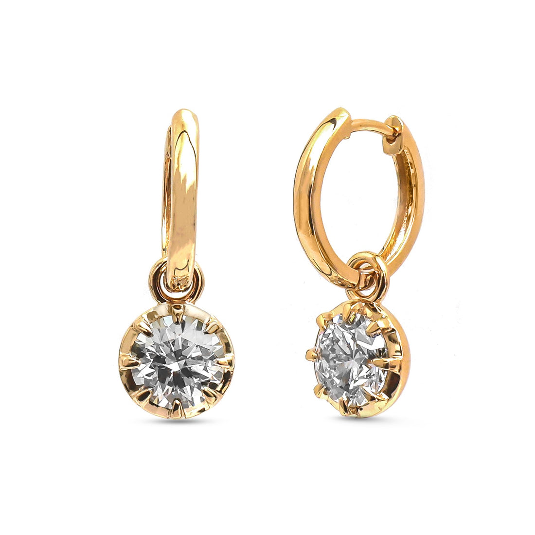 JPERG-4846/13844 Lab Grown Diamond Earring | 14K
