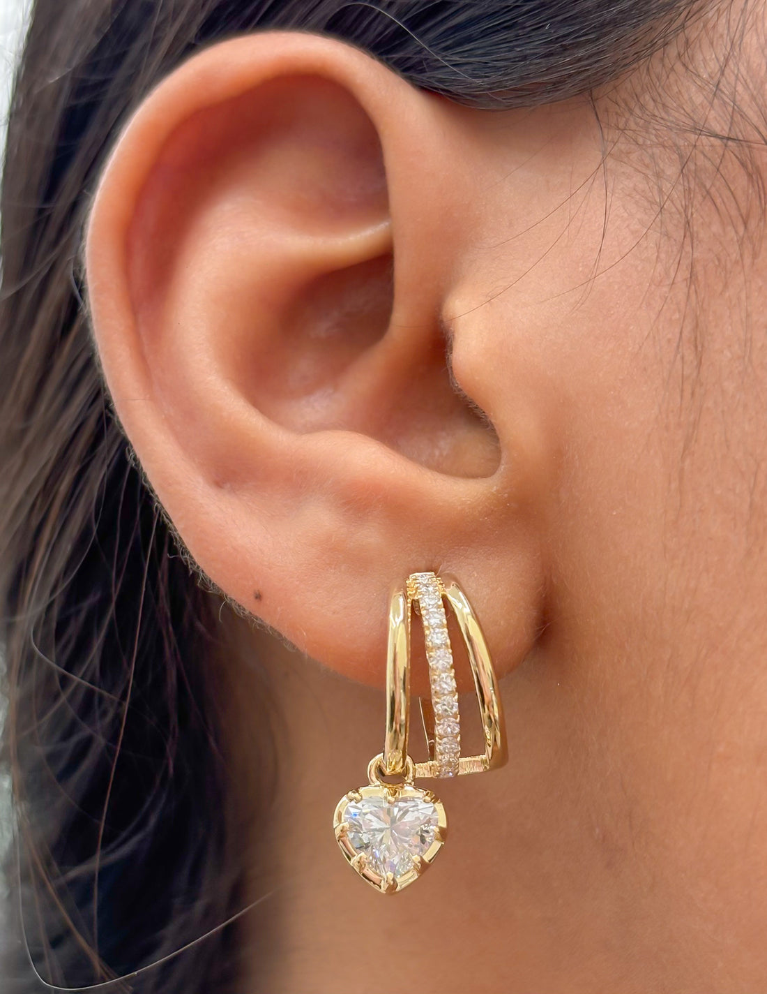JPERG-4873/14019 Lab Grown Diamond Earring | 14K