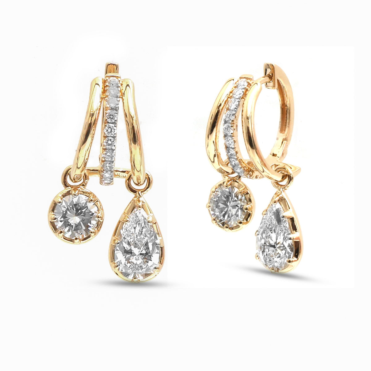 JPERG-4873/14019 Lab Grown Diamond Earring | 14K
