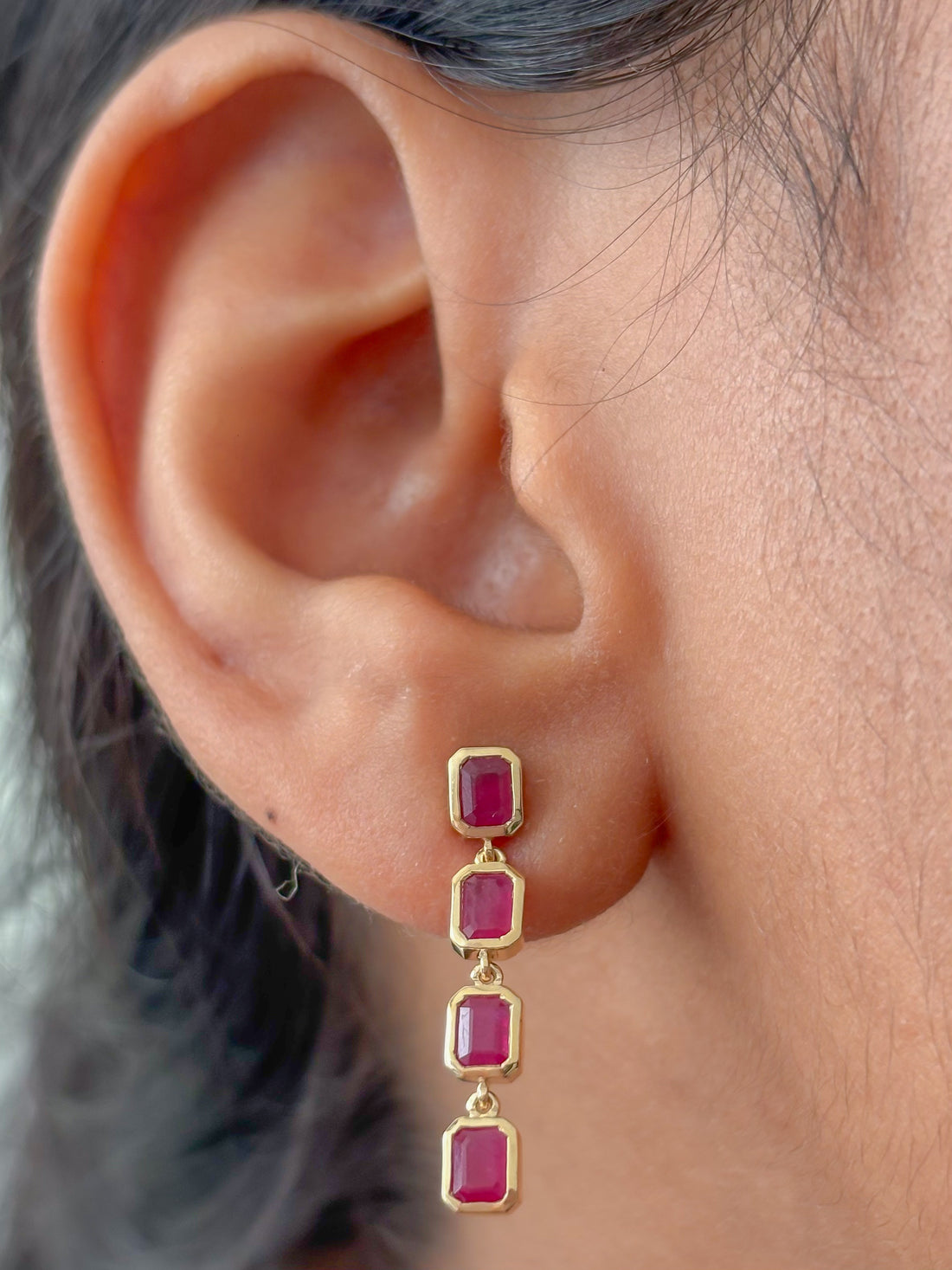 JPERG-4894/14076 Ruby Earring | 18K
