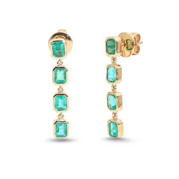 JPERG-4909/14294 Emerald Earring | 14K