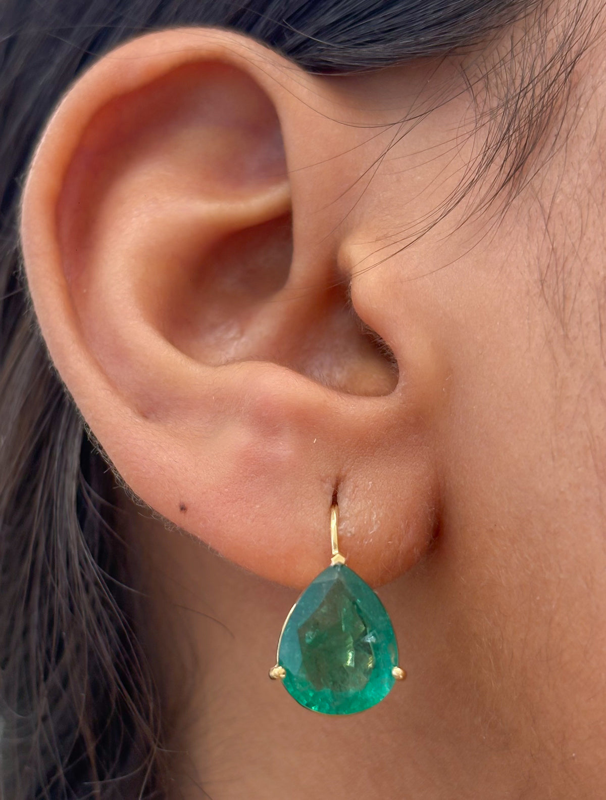 JPERG-4913/14329 Emerald Earring | 18K