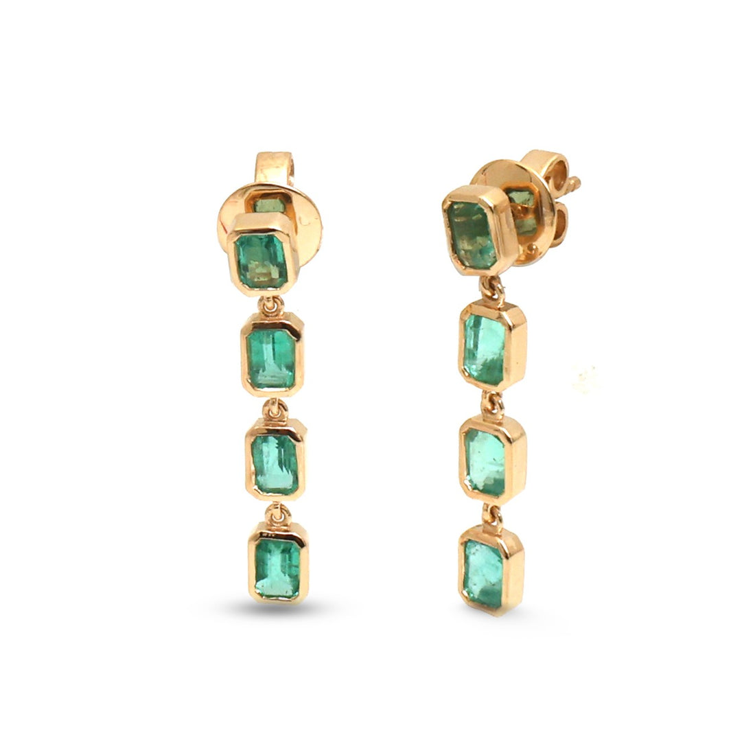 JPERG-4974/14698 Emerald Earring | 18K