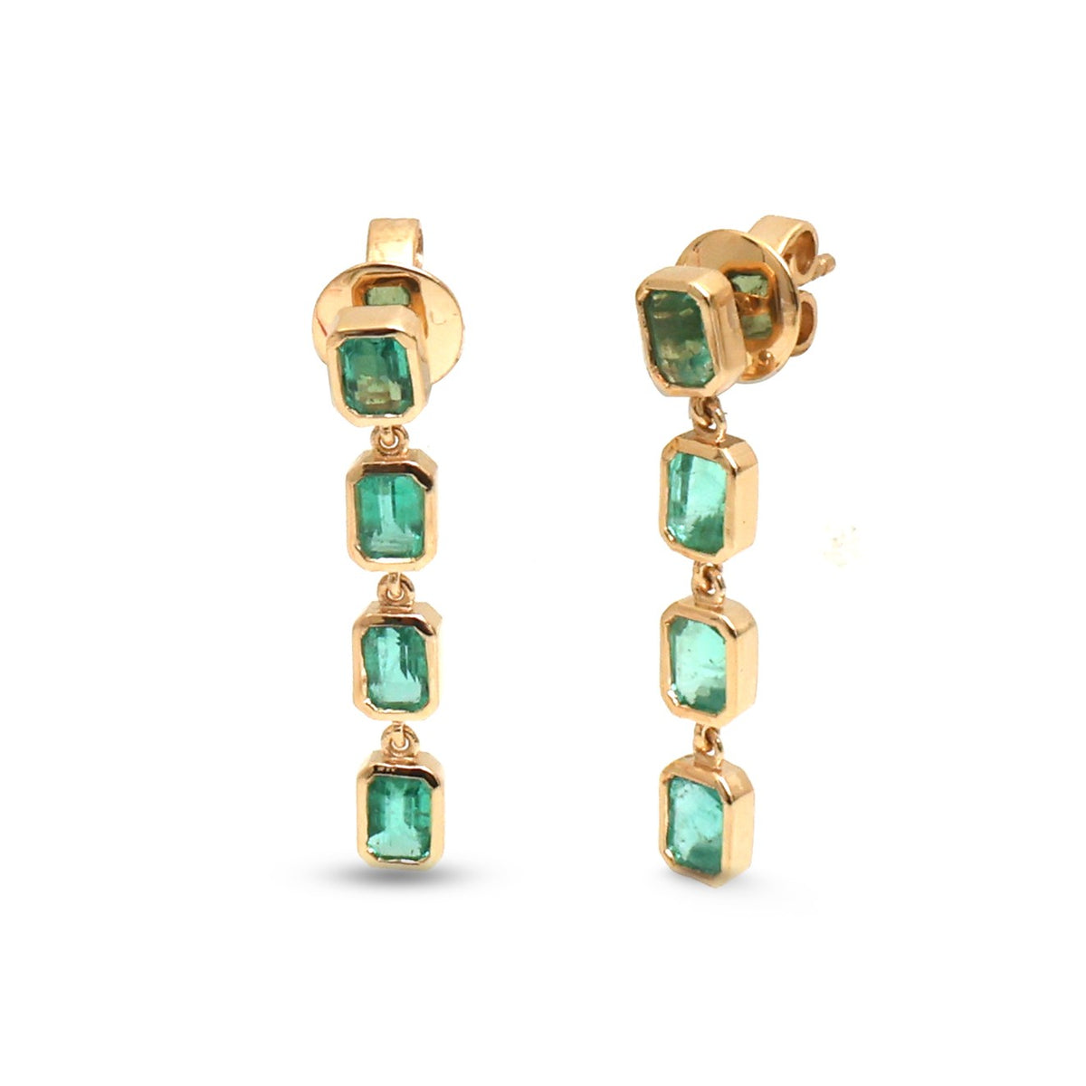 JPERG-4974/14698 Emerald Earring | 18K