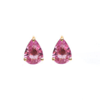 JPERG-591/3292 Pink Sapphire Earring | 18K