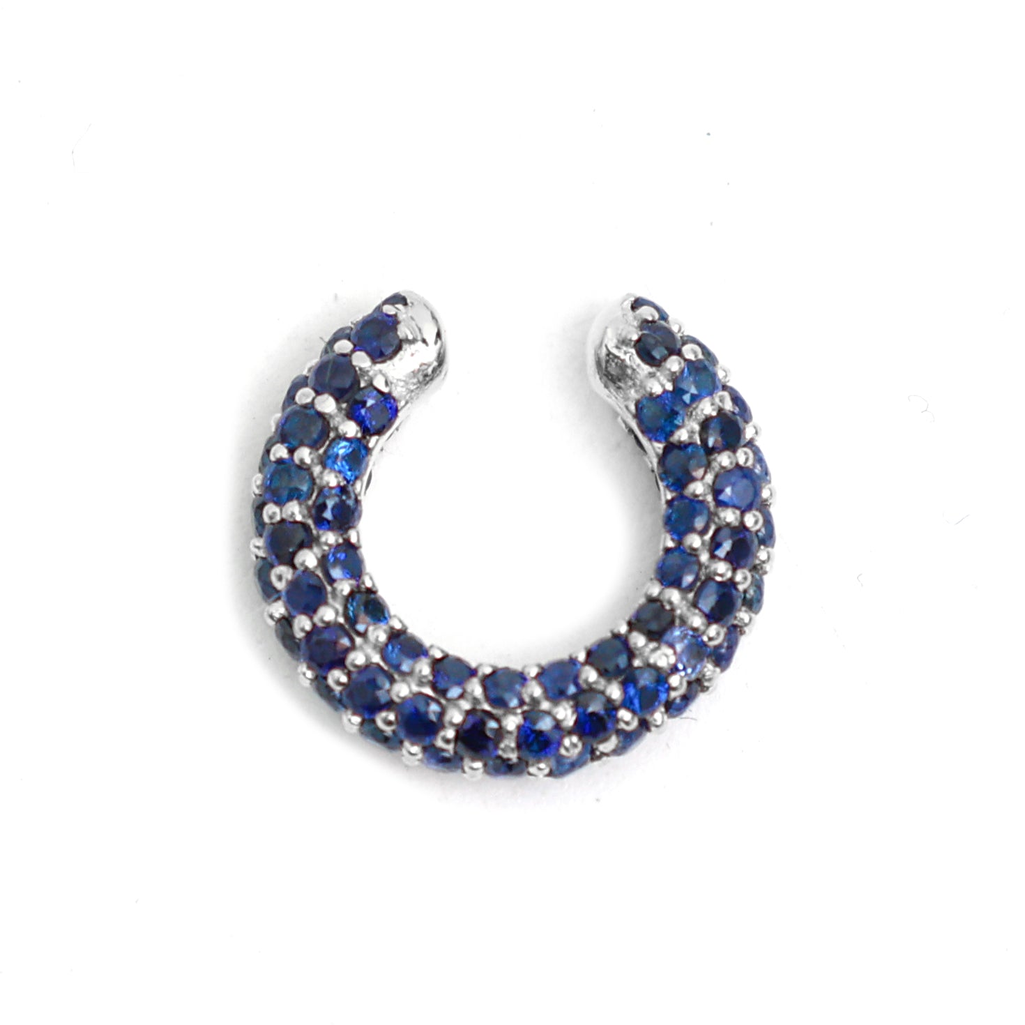 JPERG-865/4067 Blue Sapphire Cuff Earring | 14K