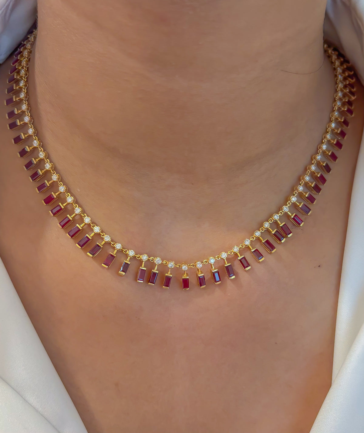 JPNC-127/1921 Ruby Necklace | 18K
