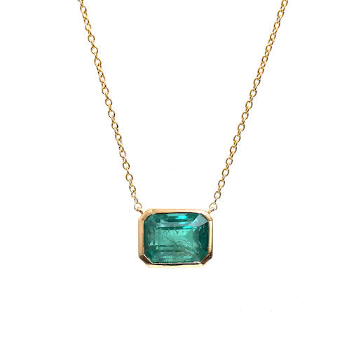 JPNC-196/2542 Emerald Necklace | 18K