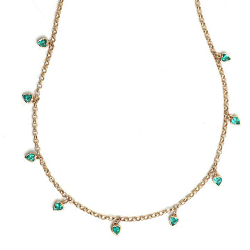 JPNC-274/3549 Emerald Necklace | 18K