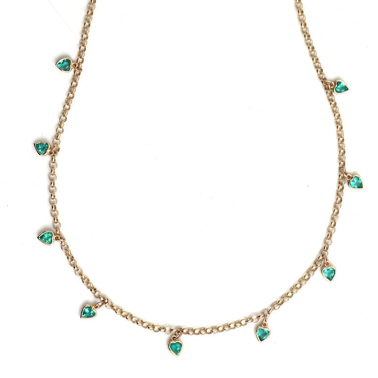 JPNC-274/3549 Emerald Necklace | 18K