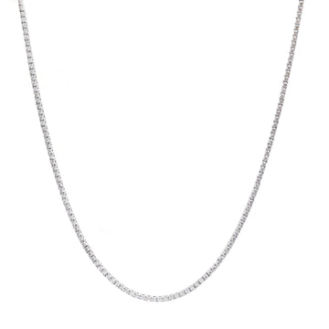JPNC-471/5876 Diamond Round 2Mm Necklace | 18K