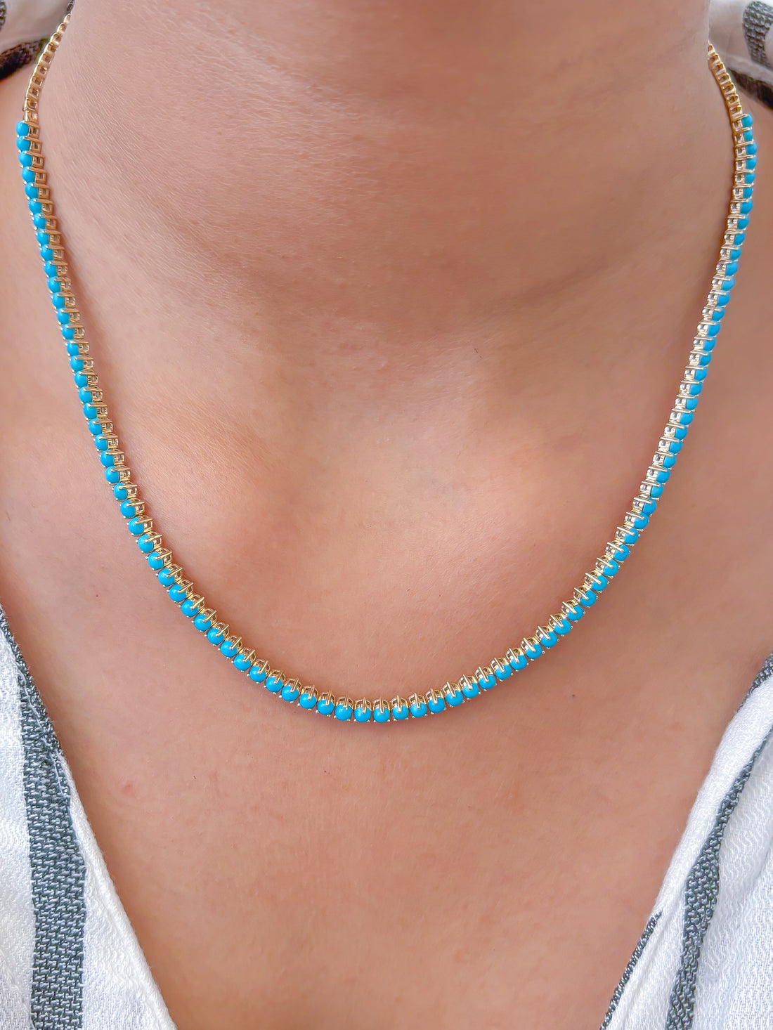 JPNC-717/9633 Turquoise Necklace | 14K