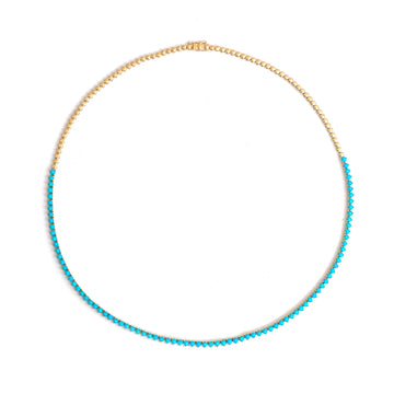 JPNC-717/9633 Turquoise Necklace | 14K