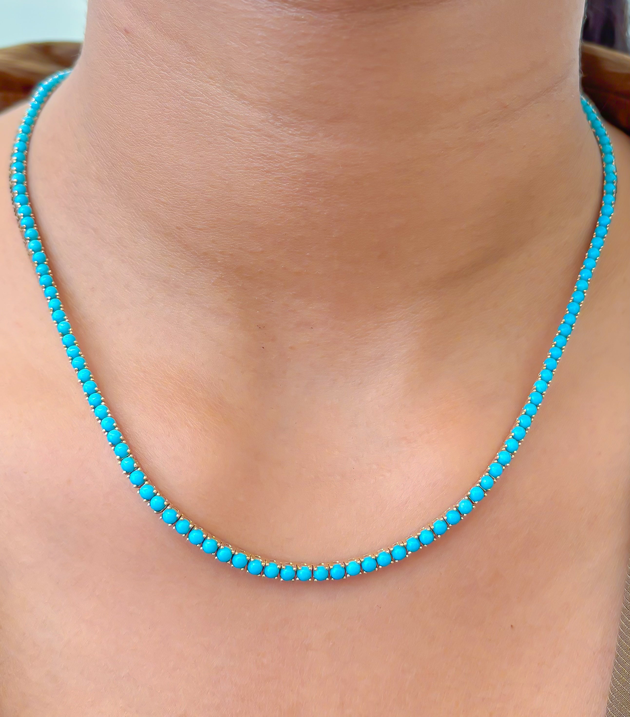 JPNC-722/9900 Turquoise Necklace | 14K