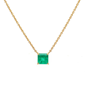 JPNC-759/10170 Colombian Emerald Necklace | 18K