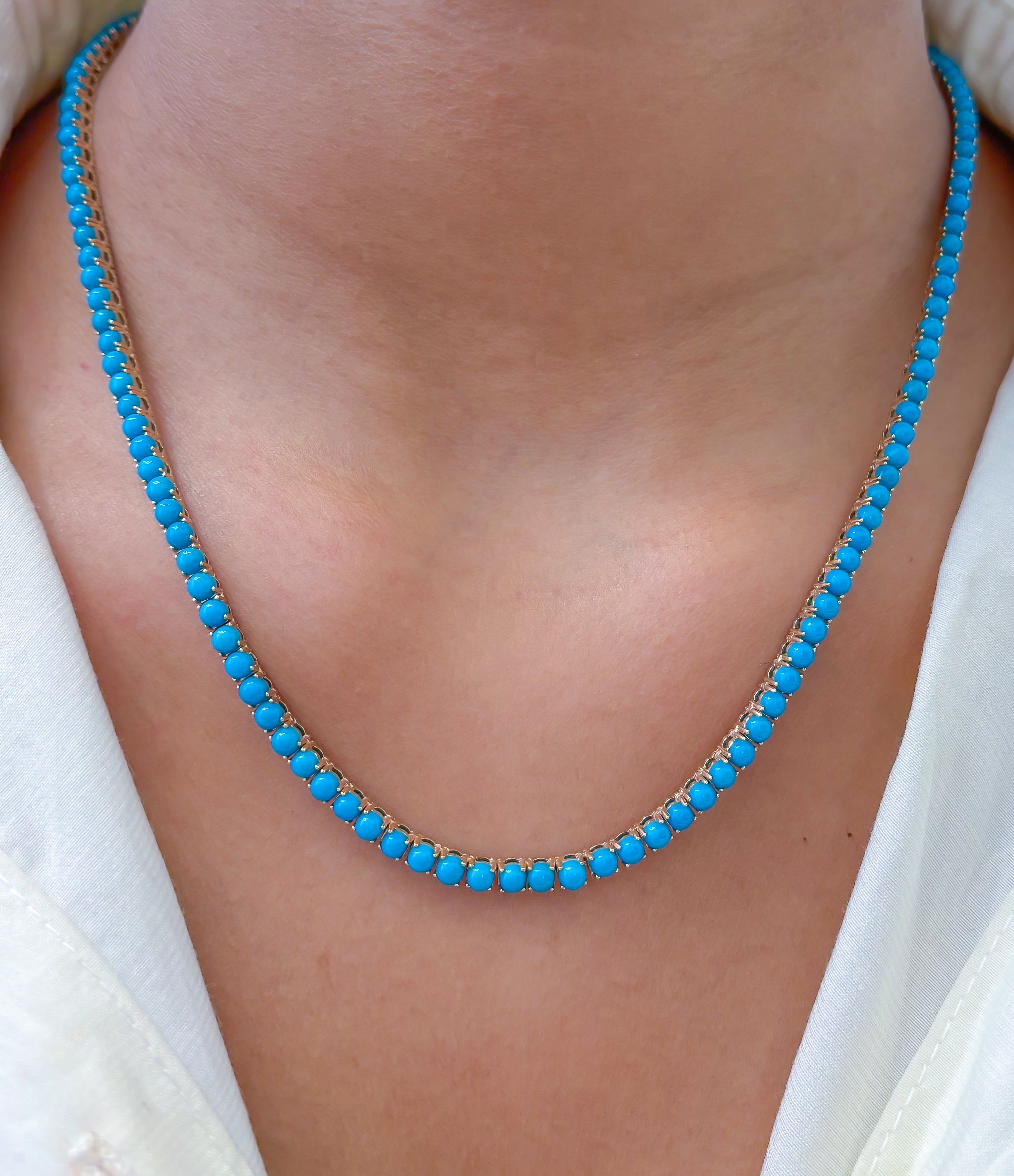 JPNC-773/10404 Turquoise Necklace | 14K