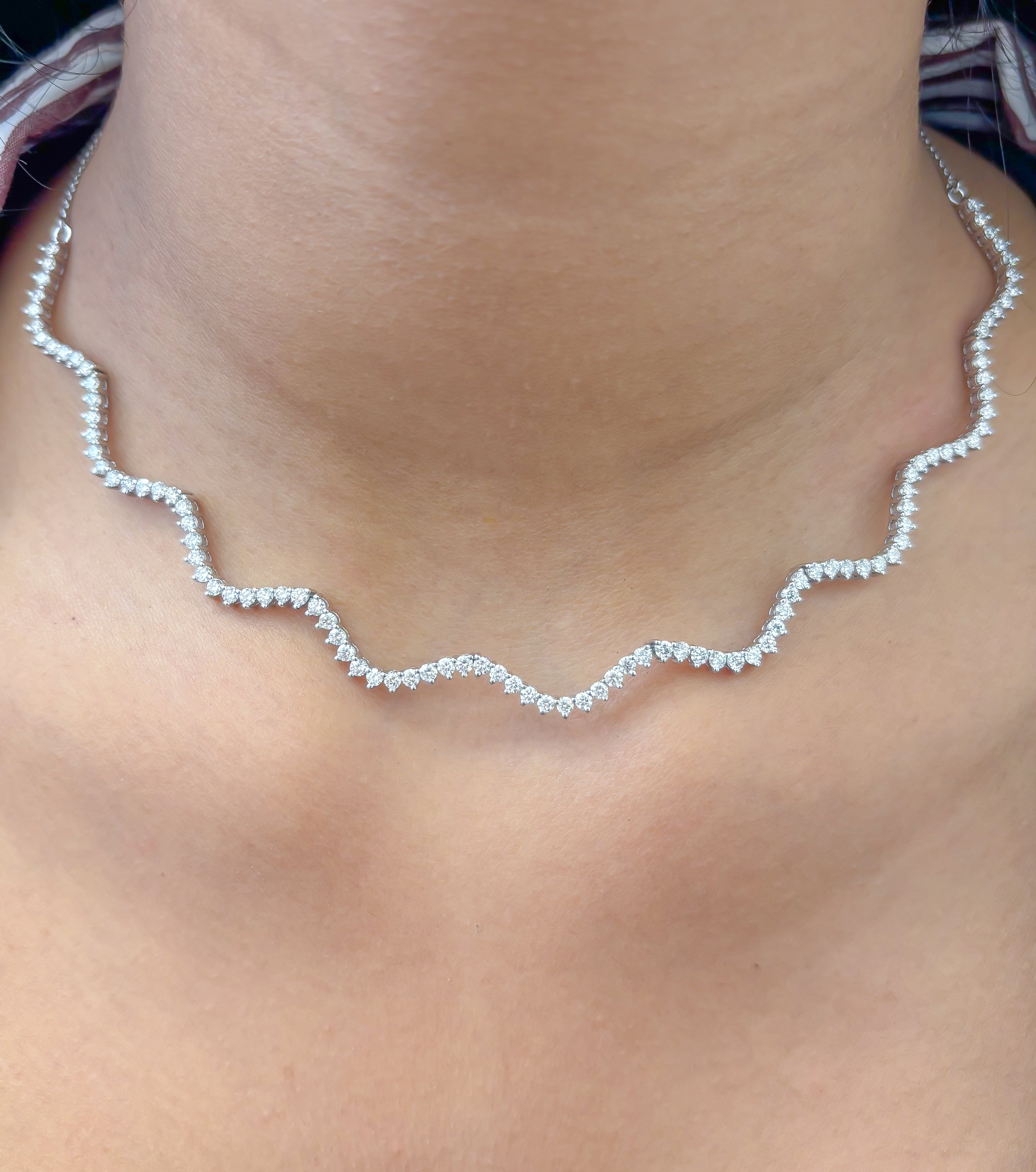 JPNC-811/11122 Diamond Necklace | 18K