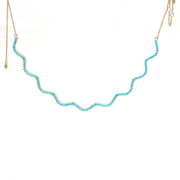 JPNC-830/12532 Turquoise Necklace | 14K