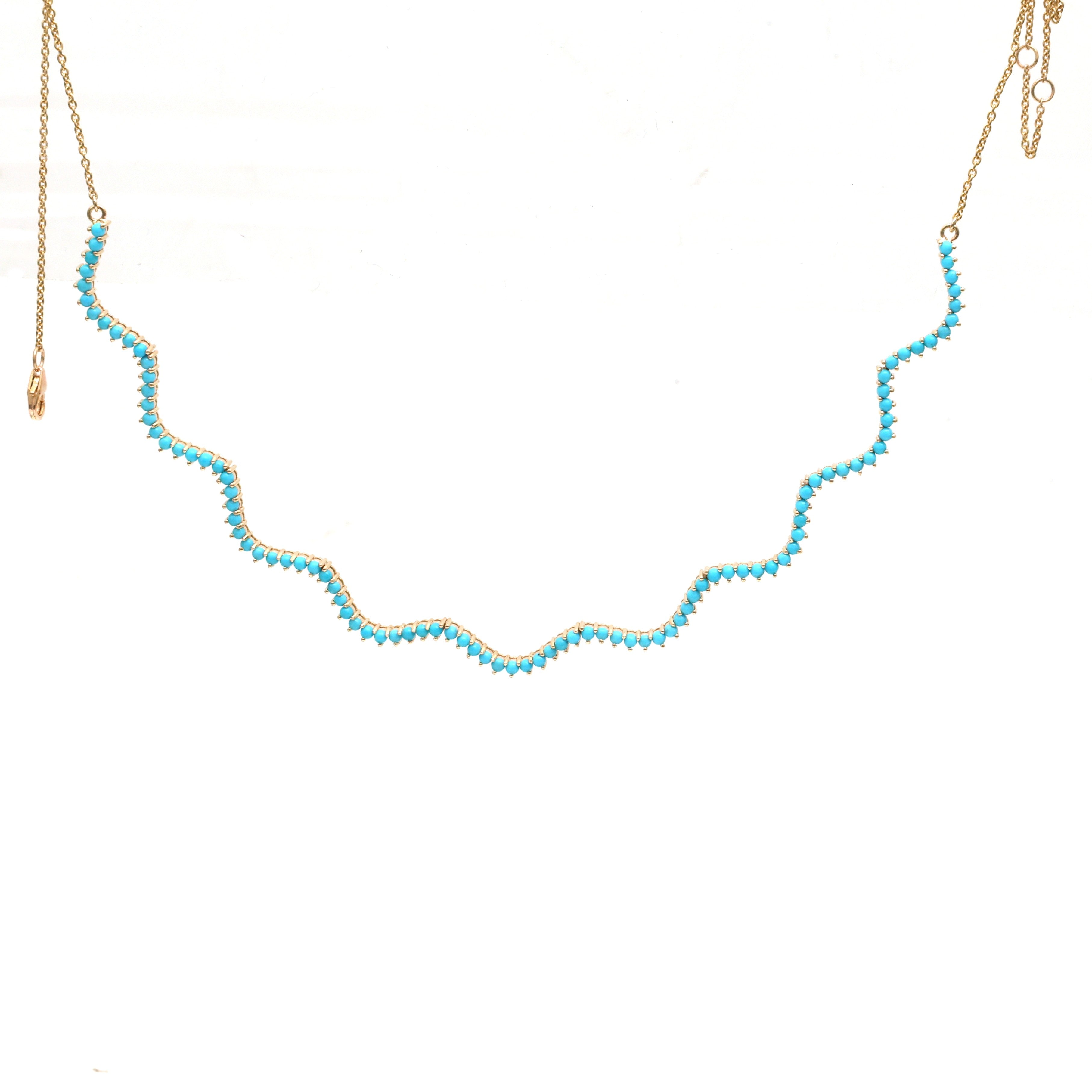 JPNC-830/12532 Turquoise Necklace | 14K