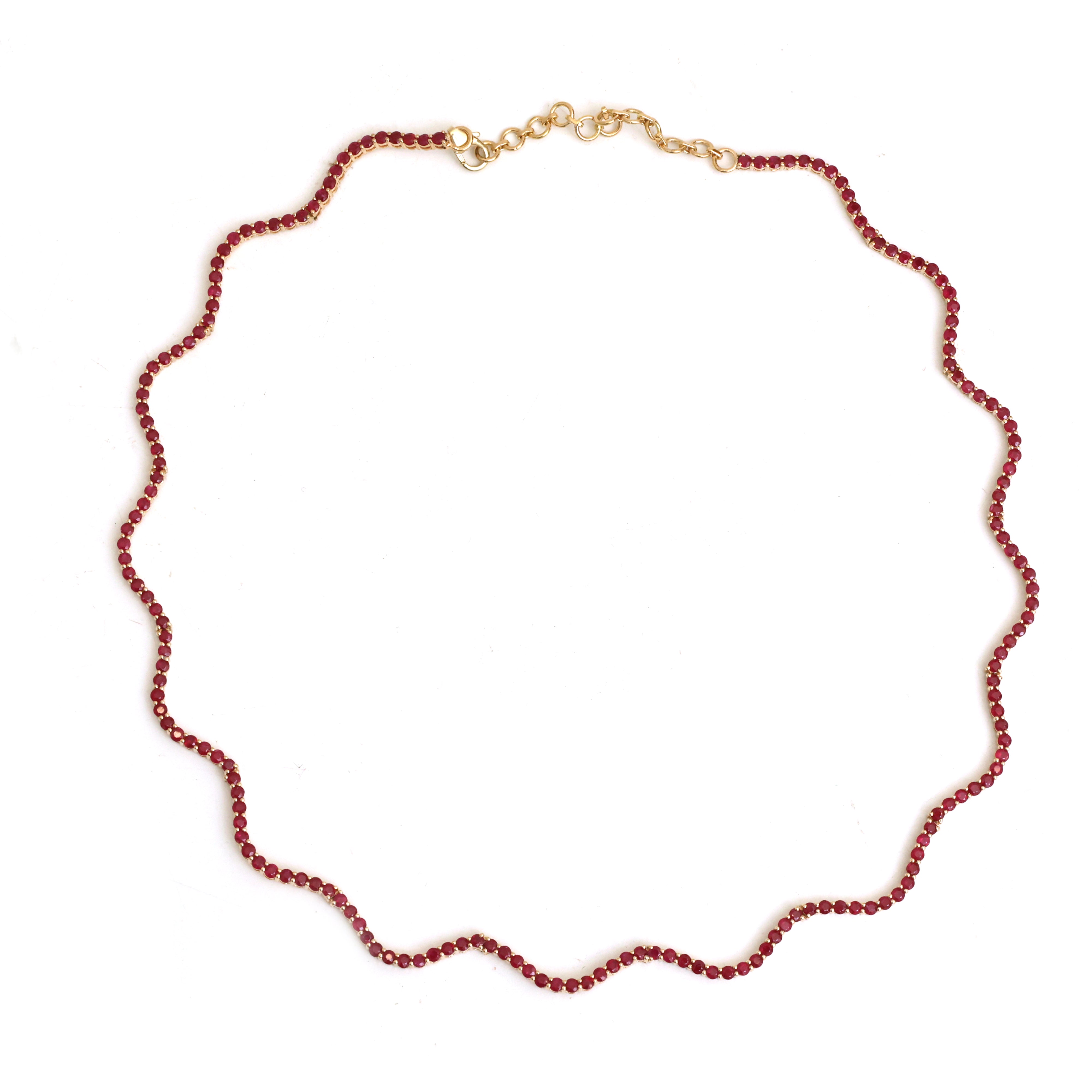 JPNC-848/13680 Ruby Necklace | 14K