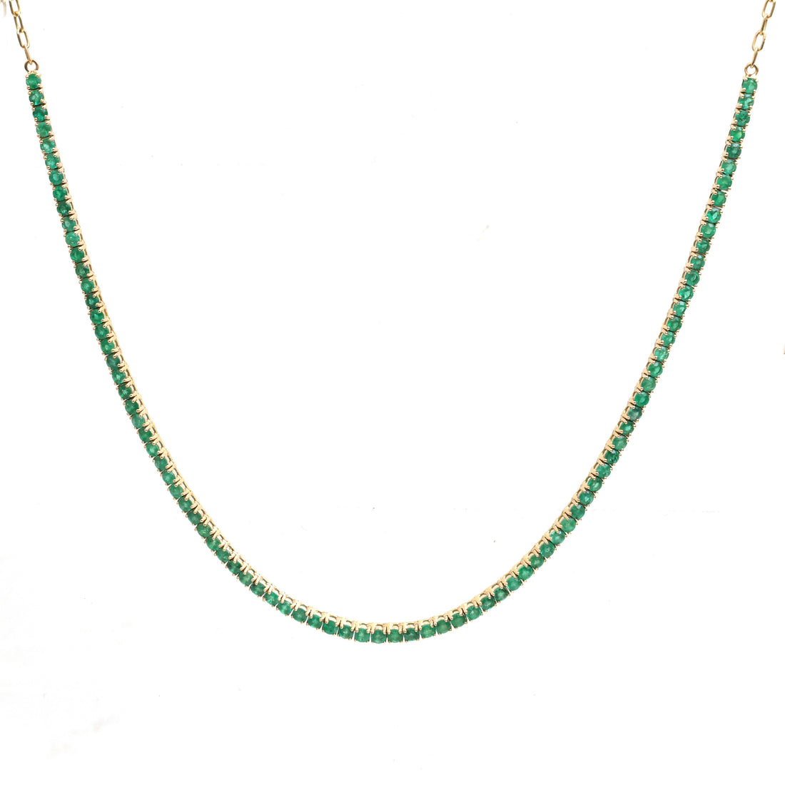 JPNC-857/13765 Emerald Necklace | 14K