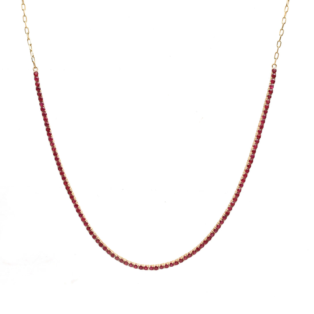 JPNC-863/13771 Ruby Necklace | 14K