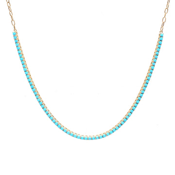 JPNC-868/13802 Turquoise Necklace | 14K
