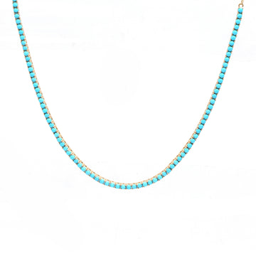 JPNC-869/13803 Turquoise Necklace | 14K