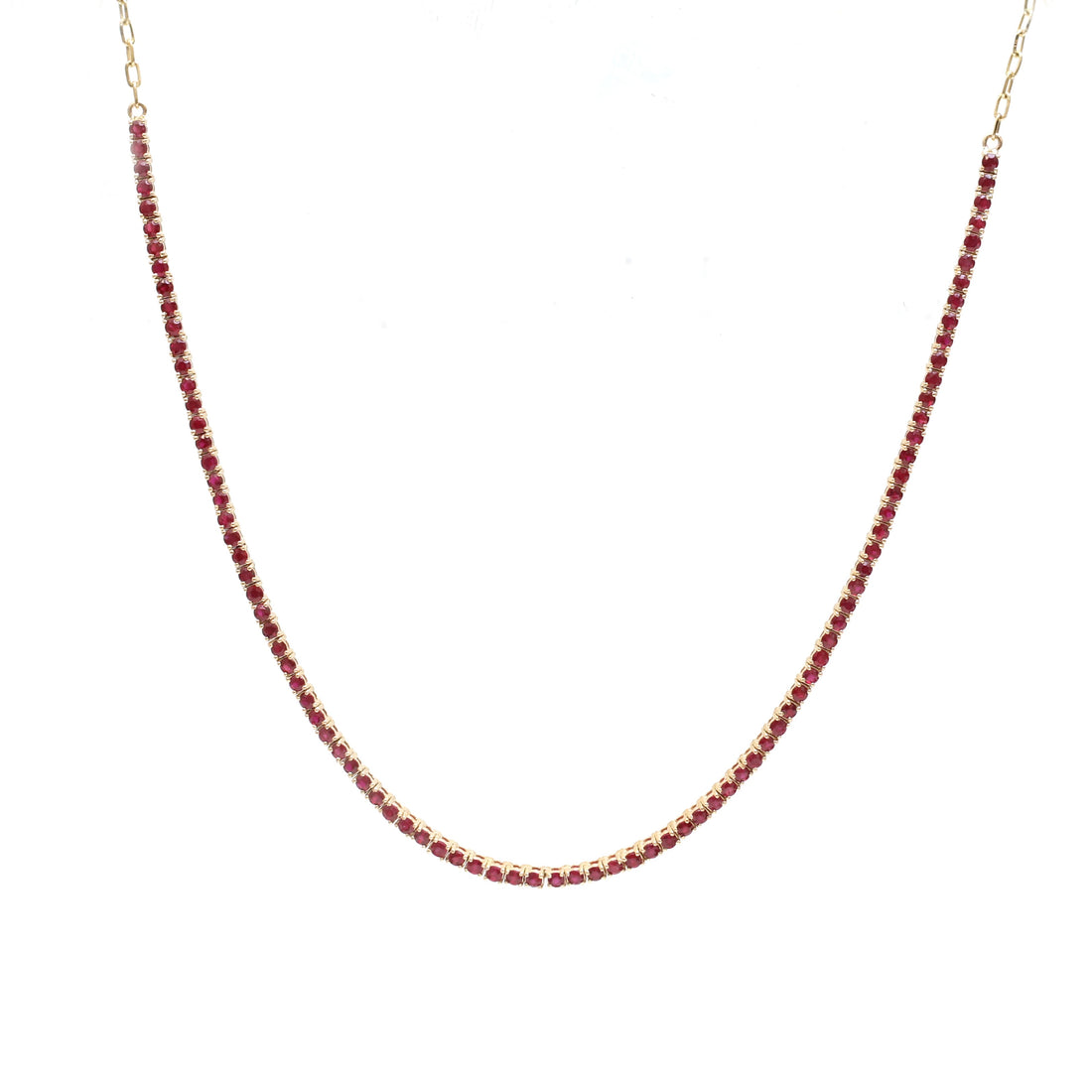 JPNC-874/13895 Ruby Necklace | 14K