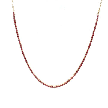 JPNC-874/13895 Ruby Necklace | 14K