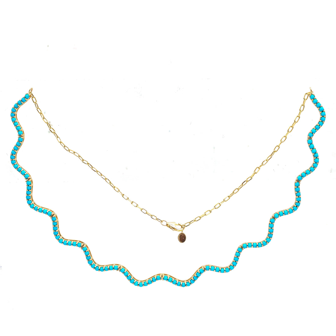 JPNC-877/13898 Turquoise Necklace | 14K