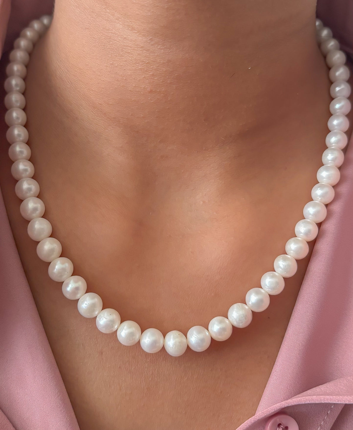 JPNC-878/13962 Pearl Diamond Necklace | 14K
