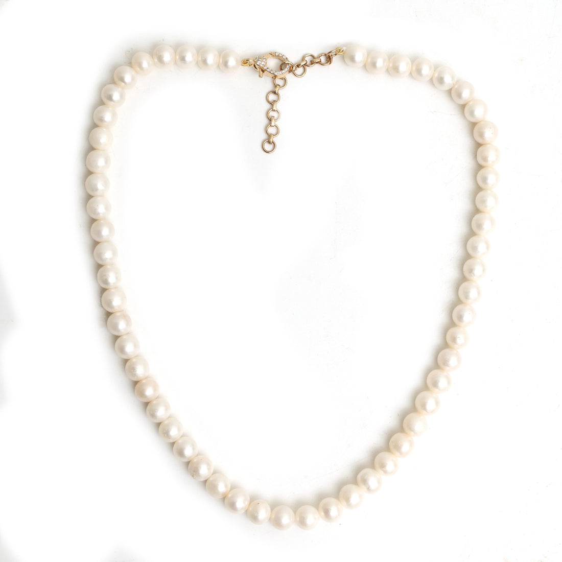JPNC-878/13962 Pearl Diamond Necklace | 14K