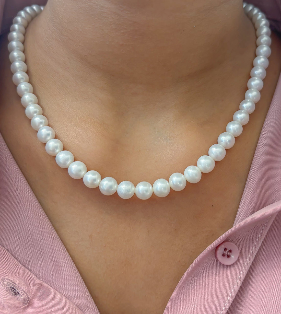 JPNC-879/13963 Pearl Diamond Necklace | 14K