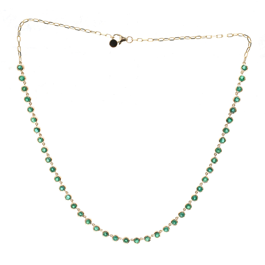 JPNC-885/13980 Emerald Necklace | 14K
