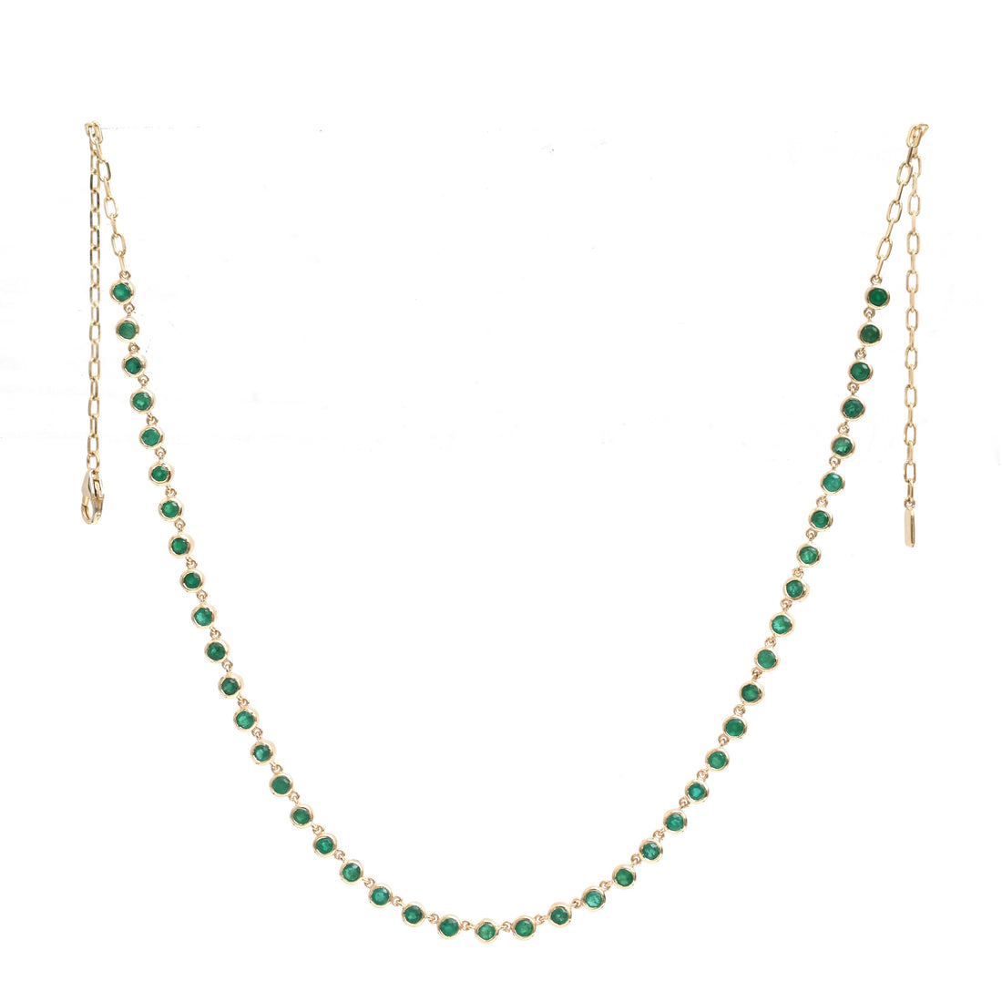 JPNC-898/14289 Emerald Necklace | 14K