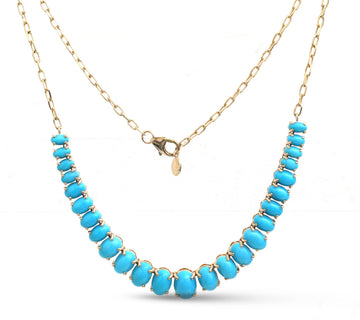 JPNC-902/14419 Turquoise Necklace | 14K