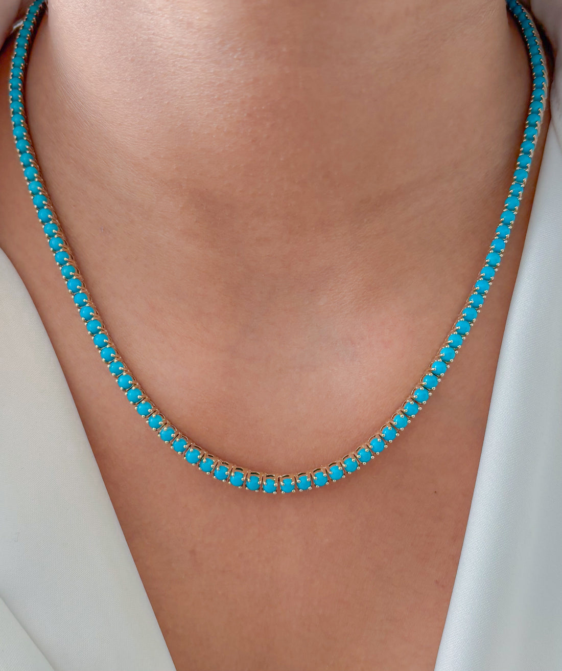 JPNC-912/14579 Turquoise Necklace | 14K