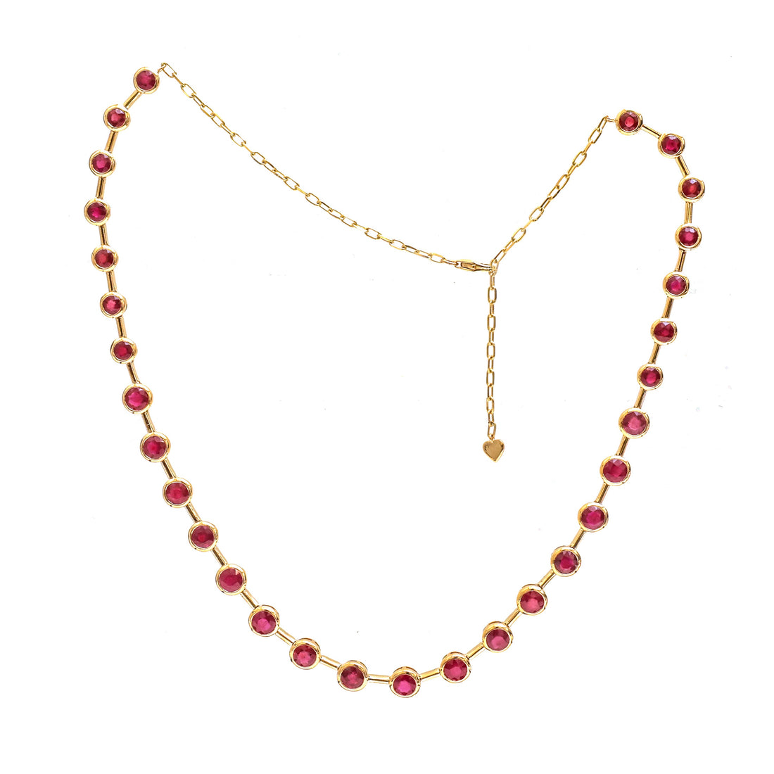 JPNC-914/14581 Ruby Necklace | 14K
