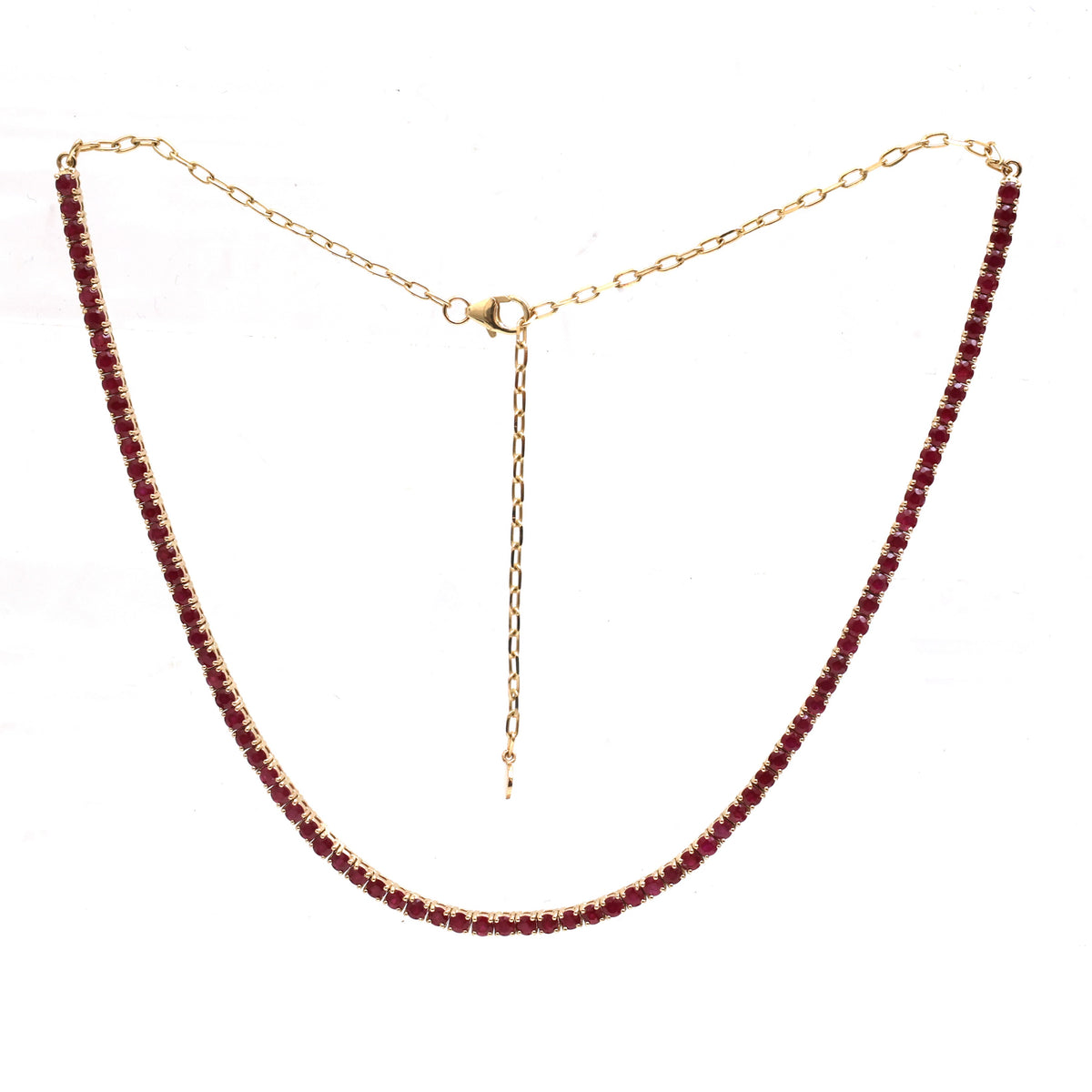 JPNC-925/14641 Ruby Necklace | 14K