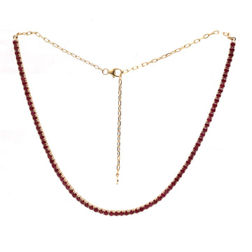 JPNC-925/14641 Ruby Necklace | 14K