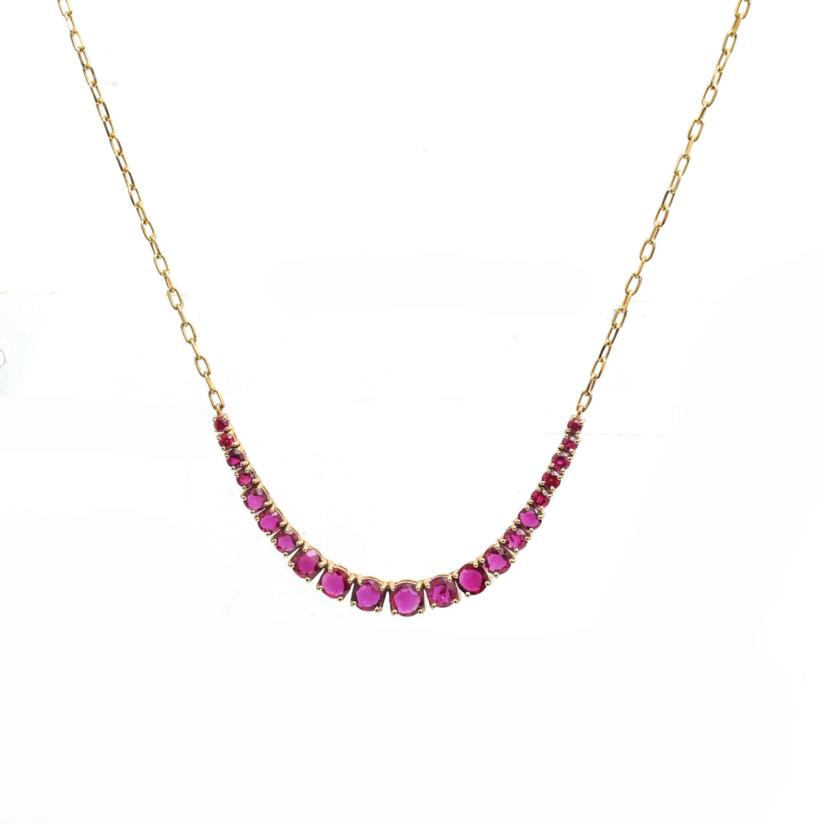 JPNC-928/14721 Ruby Necklace | 14K