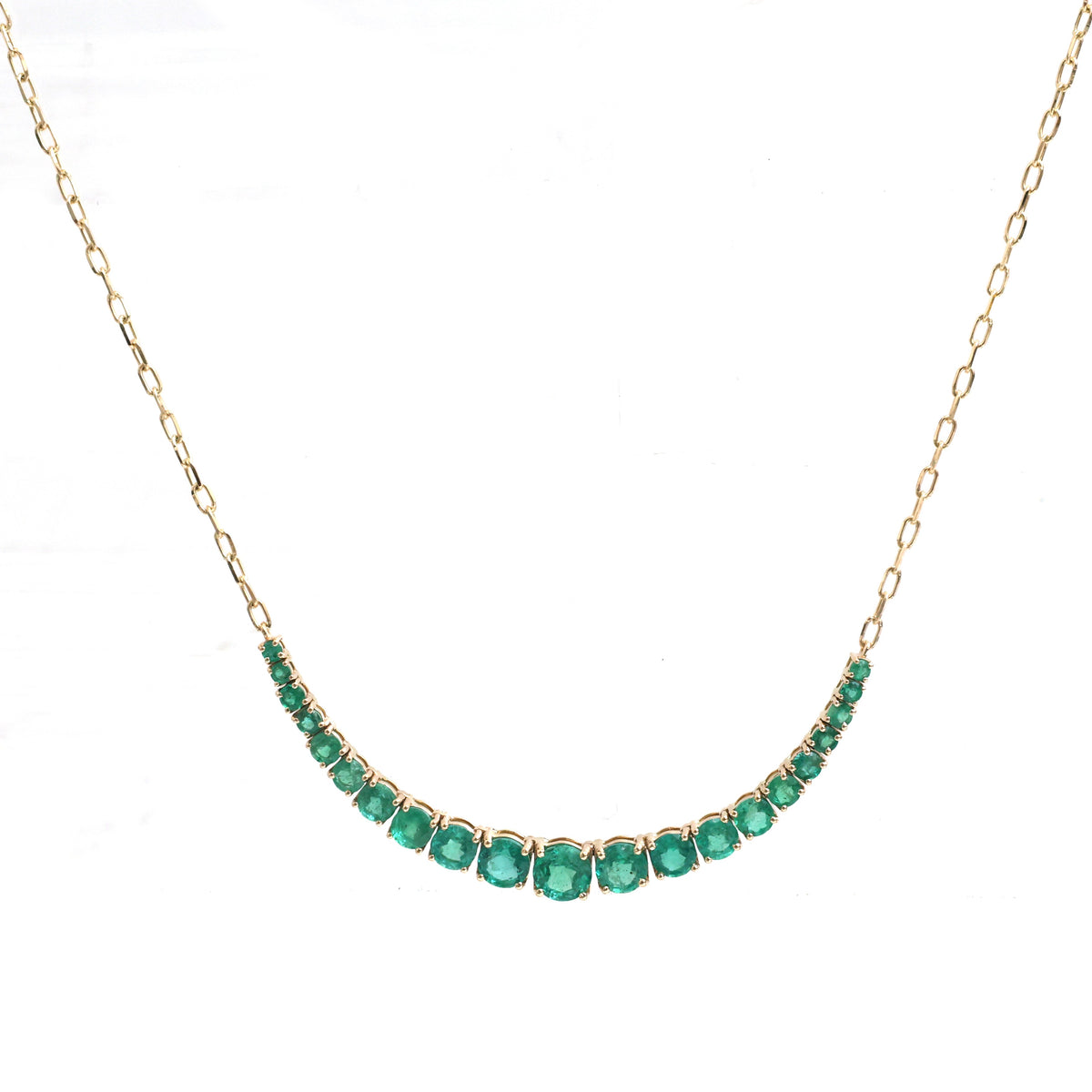 JPNC-934/14808 Emerald Necklace | 14K