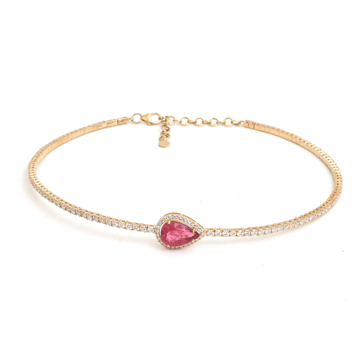 JPNC-945/14879 Spinal Diamond Necklace | 18K