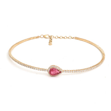 JPNC-945/14879 Spinal Diamond Necklace | 18K